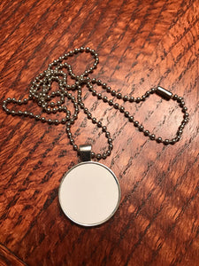 Sublimation round pendant