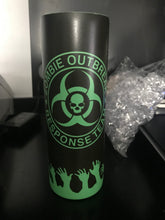 Load image into Gallery viewer, Glow in the dark sublimation tumbler GREEN
