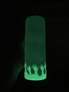 Glow in the dark sublimation tumbler GREEN