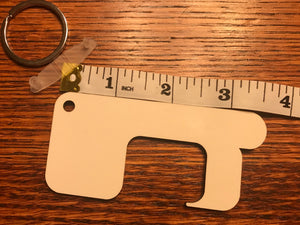 MDF Touch Free Keychain