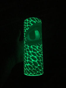 Glow in the dark sublimation tumbler GREEN