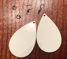 Load image into Gallery viewer, MDF Double Sided Teardrop Earring
