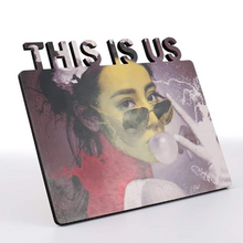 Load image into Gallery viewer, Sublimation Blank Sublimation already MDF Hardboard &quot;This Is Us&quot; Sign Picture Memories
