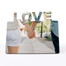 Load image into Gallery viewer, Sublimation Blank Sublimation already MDF Hardboard &quot;Love&quot; Sign Picture Memories
